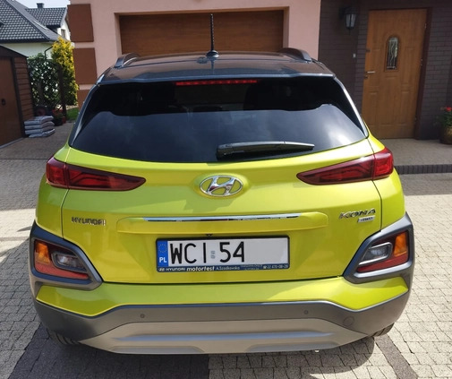 Hyundai Kona cena 79900 przebieg: 75800, rok produkcji 2018 z Ciechanów małe 79